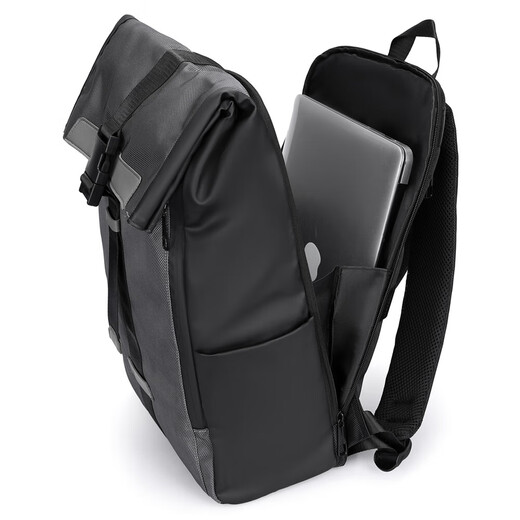 Neue Männer Rucksack Freier Geschäfts Computer Rucksack Trendy Schoolbag wasserdichte Reisetasche große Kapazität Rucksack Männer schwarz