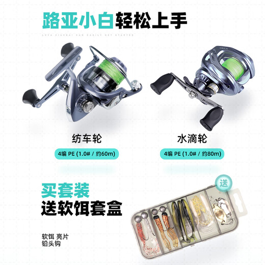 TAIGEK微翘马口竿微物路亚竿ul快调直柄1.68米纺车轮套装溪流白条翘嘴