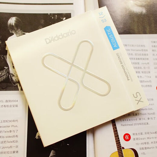【自营 】DAddario达达里奥美产镀膜XT民谣电吉他琴弦磷铜镀膜XS琴弦防锈 XSAPB1047 磷铜民谣吉他琴弦