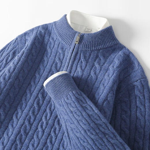 Nouveau pull d'automne et hiver en cachemire pur pour la demi-col roulée de col roulé à col roulé pour les affaires Pull à tricot décontracté Camel L