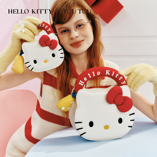 toutou李兰迪同款hellokitty三丽鸥凯蒂猫kt斜挎包生日礼物女孩送女友