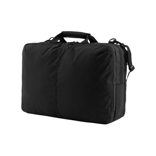 Die Nordgesichts-Reißverschluss Öffnung und enge wasserdichte Material One-Shoulder Crossbody Griff Rucksack reguläre Männer und Frauen gleiche Paar Schwarz Schwarz Schwarz