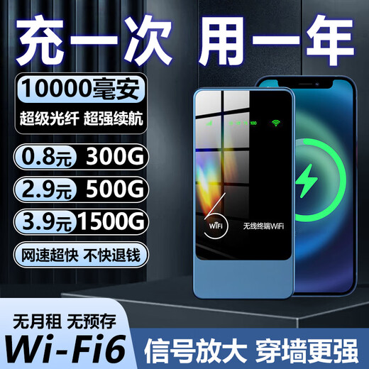 Mengyin 2025 new portable wifi rental construction site Internet treasure charging and Internet access two-in-one wireless mobile router top version with no speed limit throughout the process upgraded WiFi6++ network