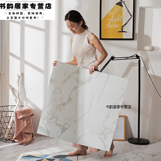 
liPVC sticky floor leather ins internet celebrity retro simple marble floor tiles sticking out the house shop 6623 thickened wear-resistant smoke-proof 1 piece 800x800mmx1.8mm