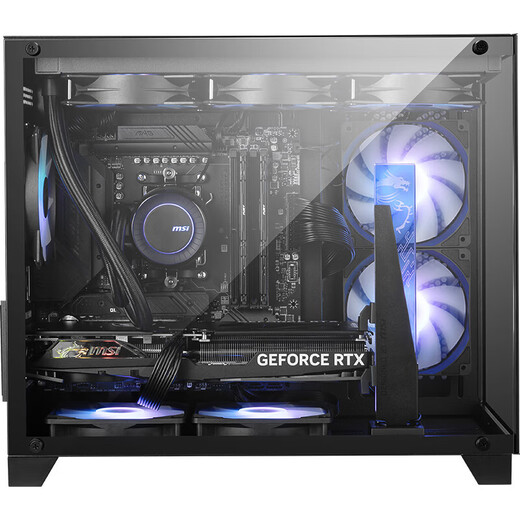 MSI AMD Ryzen R7 7800X3D 5060TI 5070Ti 5080 9070XT graphics card desktop computer host game e-sports office design complete machine DIY assembly machine configuration one R7 7800X3D|core display