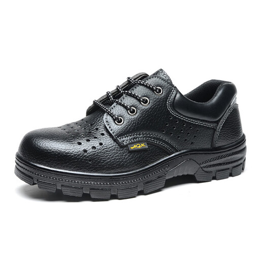 Chaussures de protection contre le travail de mélise, tête de sac en acier, anti-smash, site anti-voie des chaussures à gros orteils imperméables, chaussures pour hommes, chaussures de protection du travail, émeutes imperméables non glissantes pour hommes, 3519 respirant 36