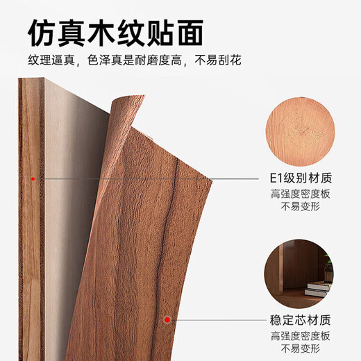 Zhongwei (ZHONGWEI) simple modern minimalist boss desk manager desk work table president desk 1.4 meters desk with side cabinet high density