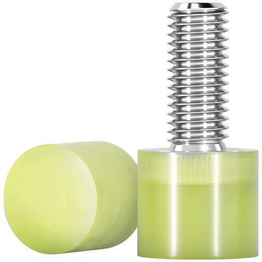 Tianzhuo Hardware FA stainless steel polyurethane rubberized screw buffer anti-collision screw shock-absorbing screw excellent rubber head bolt M4 6-8 M8*40-30*25 (1 piece)