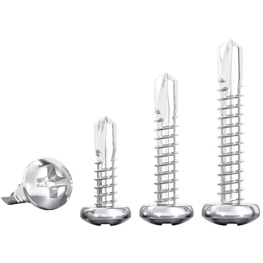 Tianzhuo Hardware 304/316 stainless steel pan head/round head cross drill tail screw dovetail nail self-drilling self-tapping M3.5M4.2M4.8 M4.2*19-20 only 316