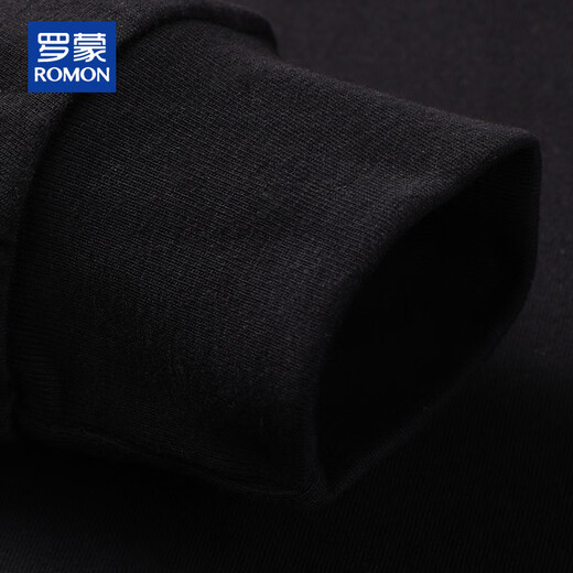 ROMON sweatshirt men's spring and autumn pure cotton loose long-sleeved T casual fashion autumn coat outer tower pullover bottoming shirt clothes men's clothing