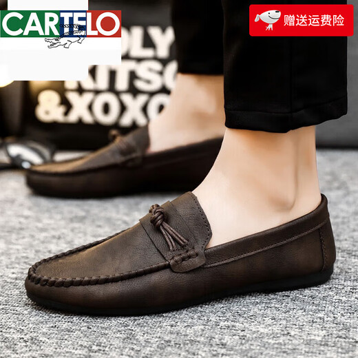 Cartelo 2024 Summer Nuevos zapatos versátiles de frijoles perezosos