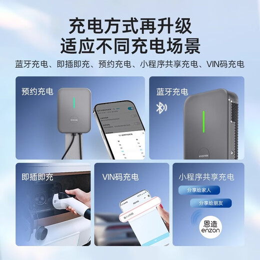 Enzao DC Charging Pile 7KW Home Car Nine-hole 9-hole Fast Charging Pile Suitable for Weilai Hongqi EQM5 Extremely Ideal Tesla Xiaomi Extreme Krypton Audi Huawei Inquiry