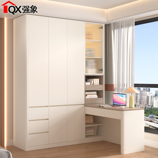 Yunmao Corner Desk Wardrobe Integrated Home Bedroom Petit appartement en forme de bureau en forme de bouteille de bureau