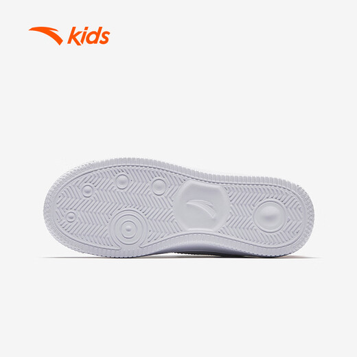 ANTA children's sports shoes for boys and girls, trendy and versatile, classic campus white shoes, easy sneakers A12538088