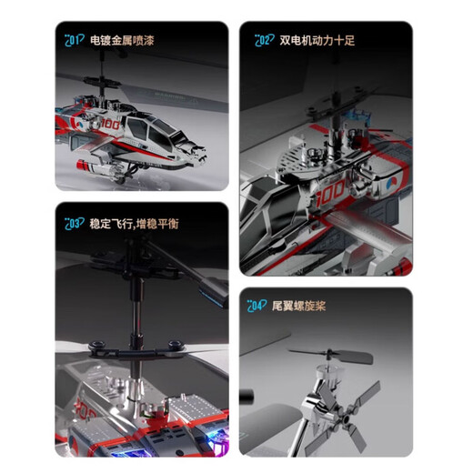 Oshiro Allemand Quality Early Education Toys Apache Remote Control Helicopter Armed Toys Aircraft Intelligent High Charge Cool XK1 [Camouflage Green] Hélicoptère armé Deux batteries (à tour de rôle dans environ 16 minutes)