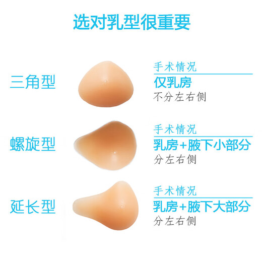 
SWELL (SWELL) special postoperative sensitization silicone fake breast thoracic resection bra compensates for prosthetic breathable bra bra Triangle-150g