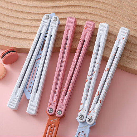 Borderless Skylark V4 Tuning Fork Hand-Swinging Training Knife with Integrated Aluminum Handle Ceramic Coating Static Model Toy Canary 1 including a full set of accessories