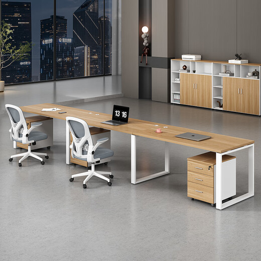 Yum Shengfeng desk workbench staff office desk and chair combination four-six-person staff station screen workstation computer desk and chair