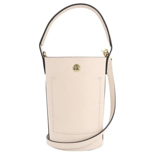 
Longchamp handbag LONGCHAMP Longchamp Epure12 short handle snap buckle open and close cowhide bucket crossbody mini female rice basic package (bag + dust bag)
