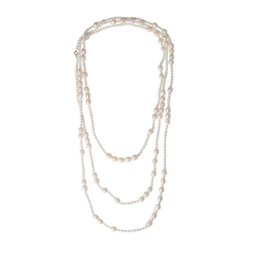 Carbo Man Feng Chengxiang Pearl Necklace Women's Extra Long 200cm Multi-Layered Full Beads High-Quality 2024 New Style 200cm 200cm