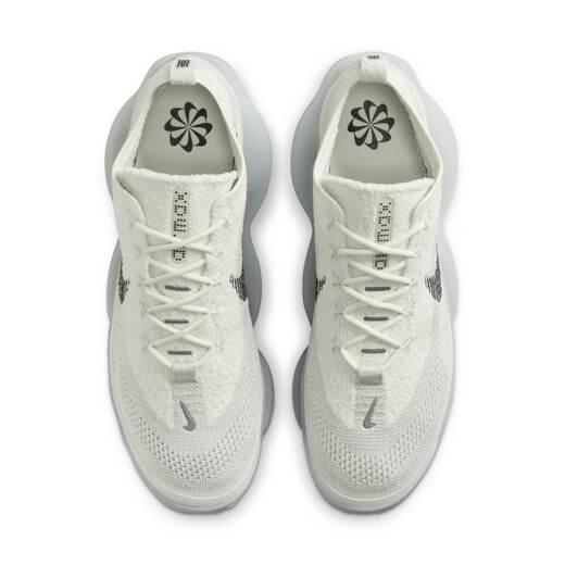 Nike (Nike) Air Max Scorpion Chaussures masculines Emortiser la broderie FQ2694 001 Argent clair / noir / fumée / verre de mer Couleur / argent 39