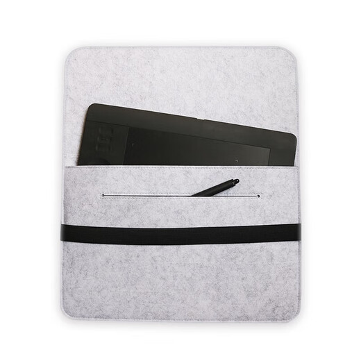 Wacom original digital tablet bag CTL472 671 672 6100 Yingtuo PTH660 hand-painted board protective cover protection bag CTL4100/4100WL felt bag Send pen 0x0cm
