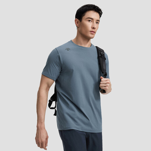 DESCENTE迪桑特TRAINING系列综训训练运动男士短袖针织衫秋季新品 DB-Stormy Weather Tpg L (175/96A)