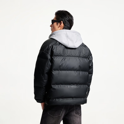 Jack Jones (Jack/Jones) Herrenkleidung Herbst und Winter Short Down Jacke Herrenmantelsammlung 224412100 Black M 175