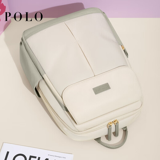 POLO双肩包女14/15英寸笔记本手提电脑包休闲旅行通勤背包防泼水书包