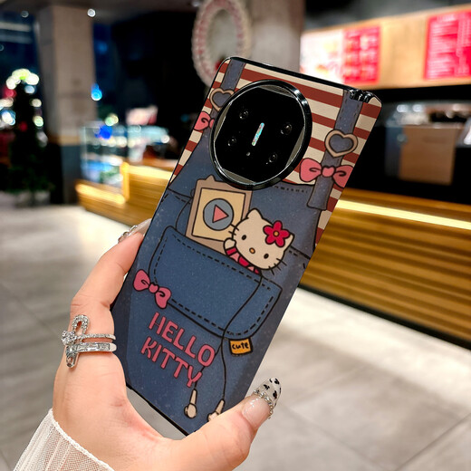 Li Haojia is suitable for Huawei Mate X6 mobile phone case Mate X5 x3 collector's version new folding screen high-end anti-center center shaft black edge leather pattern P3271 black and white plaid color Huawei MateX6
