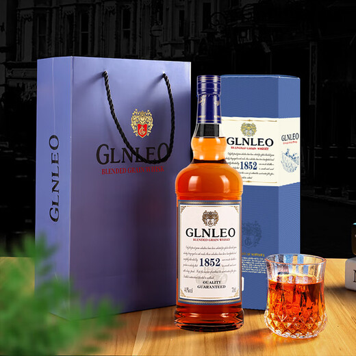 格兰尼维（GLNLEO）英国进口威士忌洋酒 格兰里奥高地麦芽40度礼盒装700ml 整箱6瓶【老顾客超值】