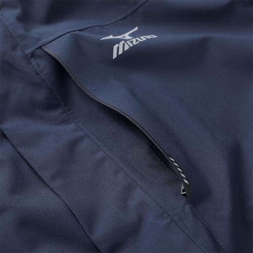Mizuno outdoor jacket men's hooded jacket windproof three-in-one two-piece sports mountaineering suit dark blue L