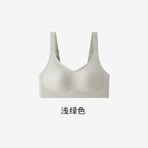 DILUNFEI无痕内衣女士夏季薄款大胸显小聚拢上托防下垂新款无钢圈运动文胸 锈红色 3XL