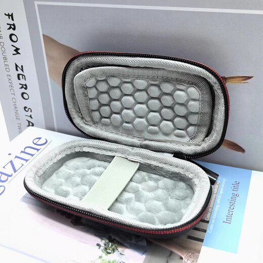 Suitable for SanDisk E61 E81 T5 T7 mobile solid state drive bag SSD protection box storage bag hard drive WD SanDisk E81 hard drive bag orange