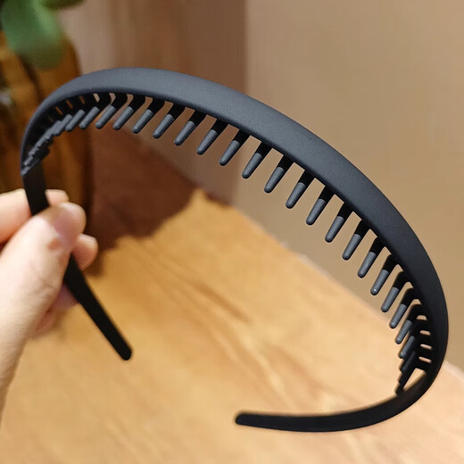 Piaoao hairband light luxury women's style 2025 new face wash special hairpin big head circumference broken hair arrangement hair bun does not tie the hair hole black twist + black waves