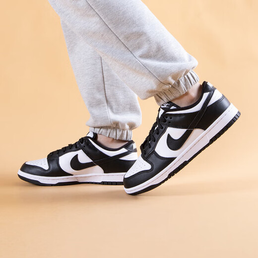 Nike (Nike) Dunk Low en blanco y negro Panda Men and Women Low Top Casual Board Shoes DD1391-100 DD1503-101 Mujeres <> 35.5