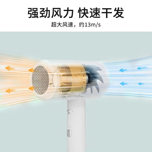 Superman (SID) hair dryer household RD1650 high power and high air volume dormitory student hair dryer Mother's Day gift hot model high air volume quick drying