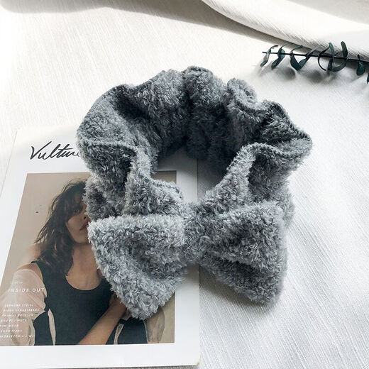 Jingyouyu headband for women to wash face, apply makeup and apply facial mask, special non-slip hair band that does not wet hair and does not press bangs. Liu Yifei's same style. Xu Hongdou's same style in gray