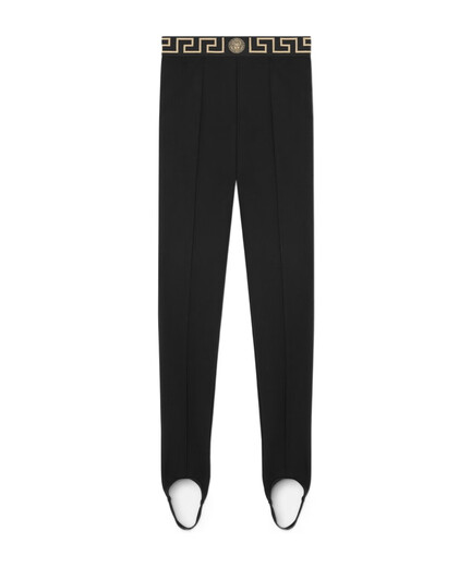 Versace (Versace) 25SS Greca Bordage Sports Pantalon Foot Couleur 10158791A11143 20 S NEW2