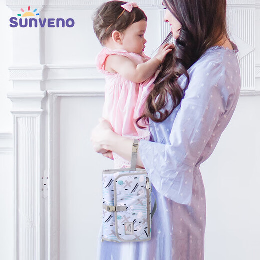 Sac à couches portable Sanmei Baby Portide PAD TACLE DIAPER LIEU SAGE DE Rangement extérieur Sac à couches Sac de rangement de couches 1
