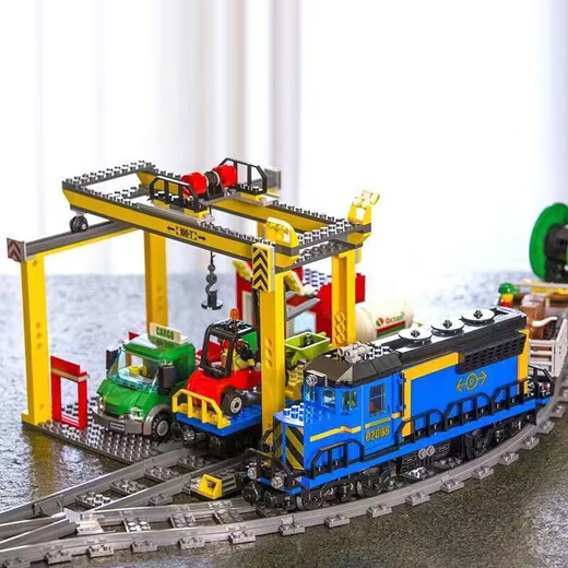 Yusenyi China Building Block City Series 60052 Freight Train Version Electric Remote Control Version Train Toys de ensamblaje para niños Versión de control remoto Versión de Freight Train de alta calidad/reparación