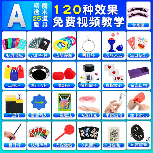 Rich Your Home German Quality Magic Toy Juego para principiantes Cardes Magic Wand Tarjetas de póker Juguetes educativos para niños 24 Magic (un estilo) Box de regalo [Enviar tarjeta de enseñanza de video]
