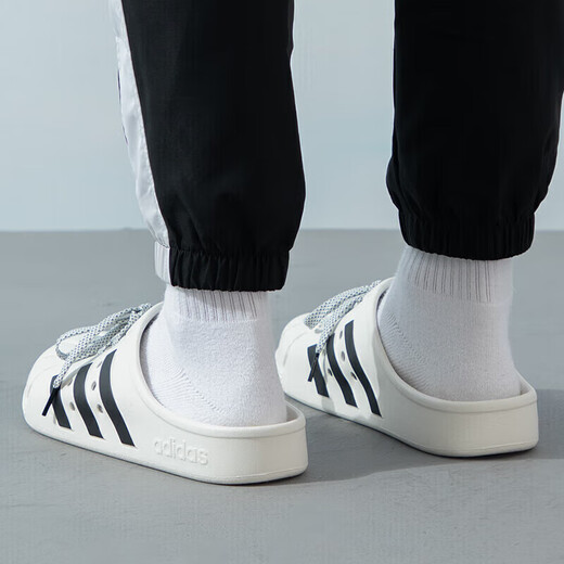 ADIDAS男女鞋夏季洞洞鞋ADILETTE CLOG勃肯鞋运动拖鞋 JH9849/亮白/一号黑/黄 土褐色 42