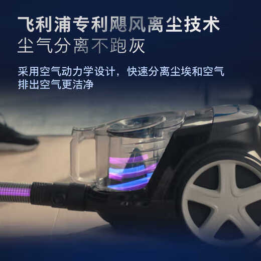 飞利浦（PHILIPS）吸尘器 家用大吸力手持式 大功率地毯沙发 除螨除宠物狗毛 强力吸尘机【尾货机】 FC9735/官方标配 【自带除螨刷】 遥控手柄