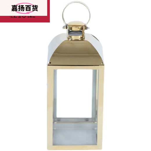 Candlestick Candlelight Dîner Europe Europe simple en acier inoxydable clair Luxur
