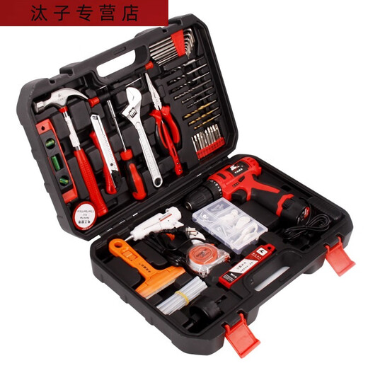 三栖虎家用手电钻工具套装五金专用工具组合日常维修多功能家用套装 126件套电钻工具组套P3893A