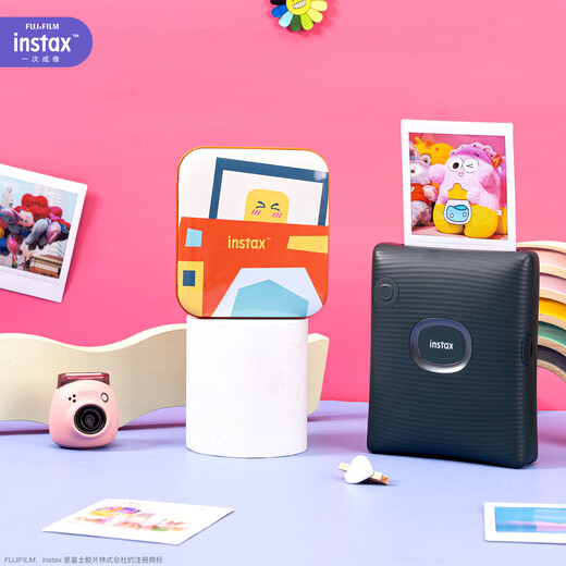 FUJIFILM Fuji square photo paper for instant imaging SQ10/SP-3/SQ6/SQ1/SQ40, etc. 20 pieces of square photo paper + storage box (random style)