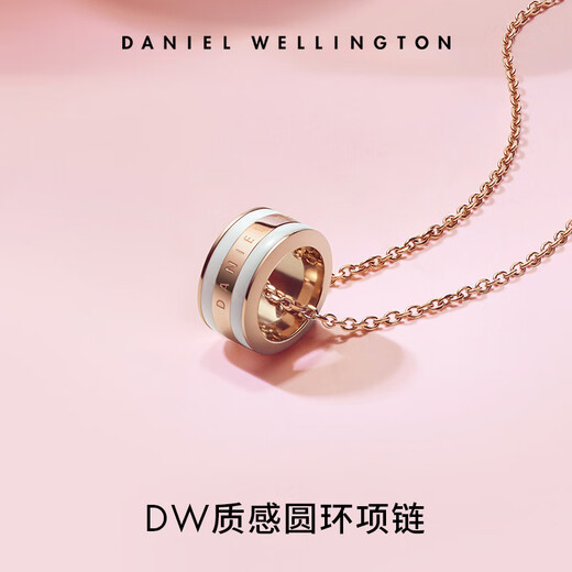 Daniel Wellington DW Collier Femelle Pendre Jewelry Rose Gold Chinese Saint Valentin Gift DW00400153