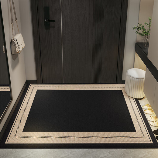 
Wei'anka entrance door floor mat high-end sense entrance door foot mat anti-slip 2025 new door exterior door mat entrance carpet customization Jingbo-vertical version 15926 80cm*160cm [dirty-resistant and washable]