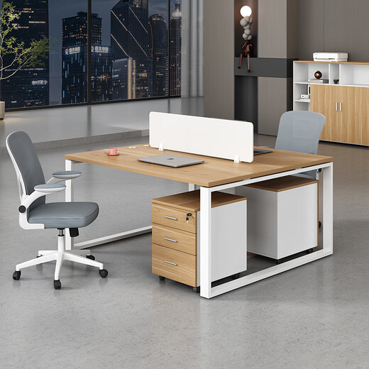 Yum Shengfeng desk workbench staff office desk and chair combination four-six-person staff station screen workstation computer desk and chair